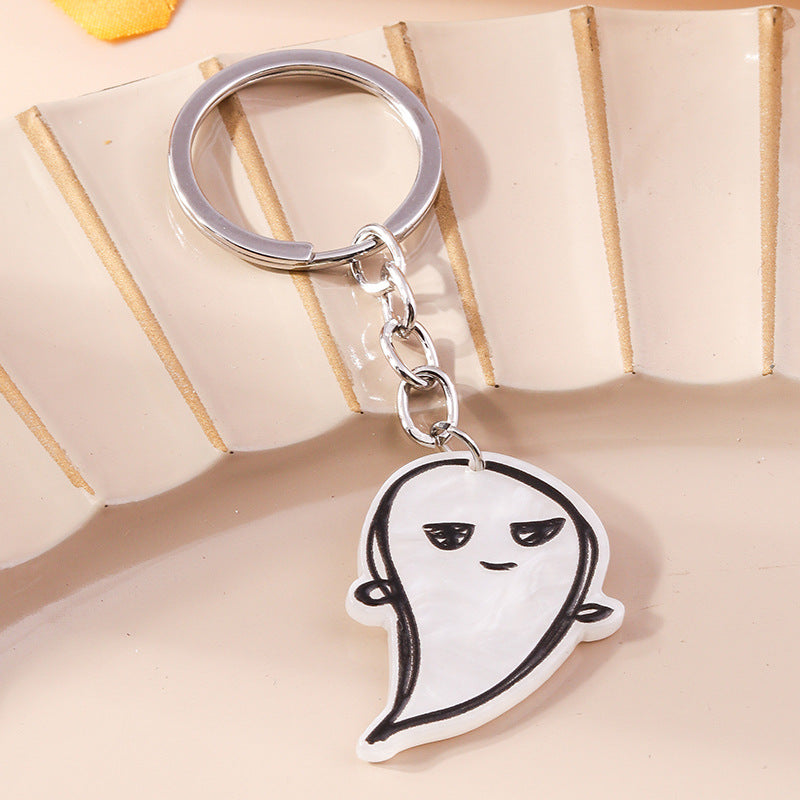 Wholesale Ghost Skeleton Zinc Alloy Keychain